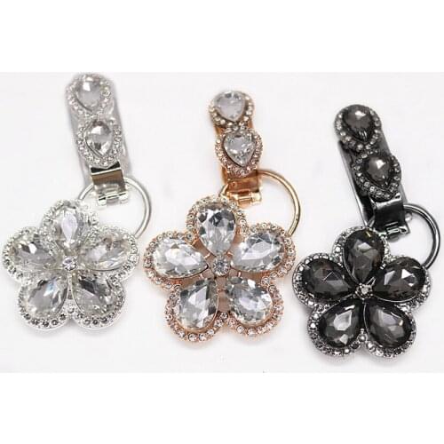 Good quality 93mm metal rhinestones button with sweater coat decoration button accessories DIY 1Pcs/Lot SP-0017