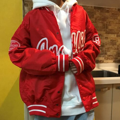 New Couple Outfit Bomber Jacket Baseball Fashion Mens Jacket Hip-hop Street Jacket Casual Baseball Uniform Coat Clothing