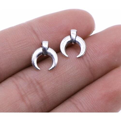 20pcs 10x11mm New moon charms fashion jewelry