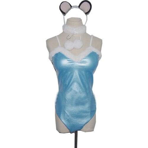 OW Mei Popular Game Roleplay Rabbit Girl Cosplay Costume Bunny Version