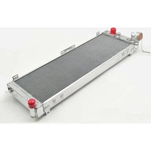Aluminum alloy radiator For Jeep Cherokee XJ 4.0 242 CID L6 MT 1991-2001 UP TO 700HP
