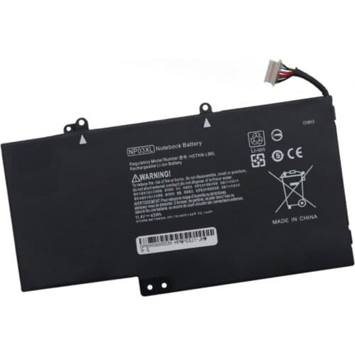 3780mah/43wh replace Battery For HP NP03XL HSTNN-LB6L TPN-Q146/147/148/149 laptop Batteries
