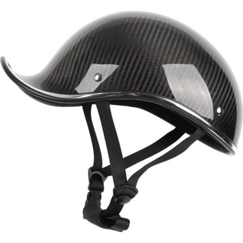 Carbon Fiber Hard Hat Vintage Fashion Moto Safety Helmet Lightweight High Strength Work Cap Construction Railway Metallurgy Work