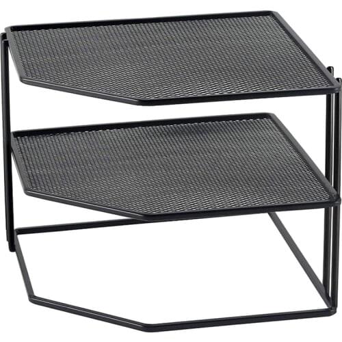 Ironwork Table Corner Shelf, Multi-Functional Kitchen Spice Three-Layer Shelf, e-Shelf