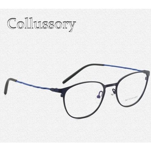 Ultra Light Mens Womens Optical Vintage Round Metal Prescription Reading Computer Eyes Eyeglasses Frame Retro Eyewear Classic