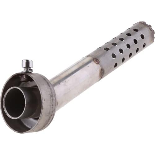 Universal 160mm Metal Exhaust Baffle - 48mm Angled DB Killer - Noise Reducer