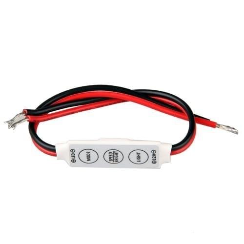 Control Controlador 3 Botones LED Tira Strip 12V 12A Monocolor