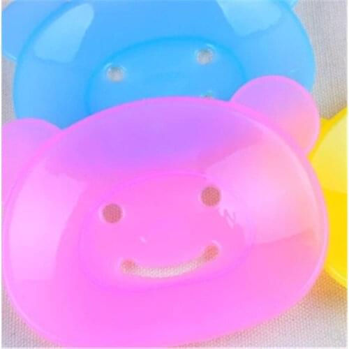 1Pcs Cartoon Animal Portable Soap Box Soap Holder Travel Bathroom Soap Holder Draining Dish Storage Shelf Bathroom Accessories