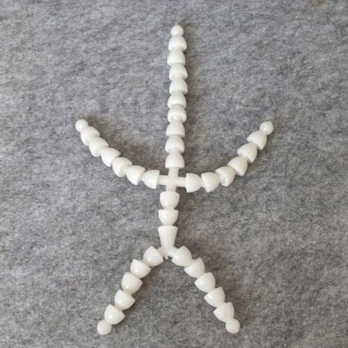 3pcs/lot 12mm toy figure plastic skeleton insert plush toy craft bone animal frame movable joint