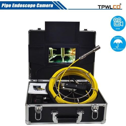 23mm Camera HD 1000TVL Pipe Drain Sewer Camera Pipeline Inspection Endoscope System with Portable Aluminum Case