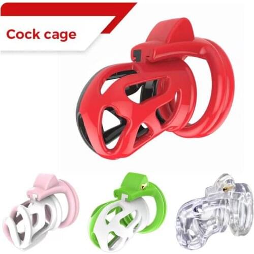 4 Ring BDSM Male Chastity Belt Device Cock Penis Cage Ring Lock Bondage Slave Erotic Couples Couple Gay Ladyboy Sex Toys for Men