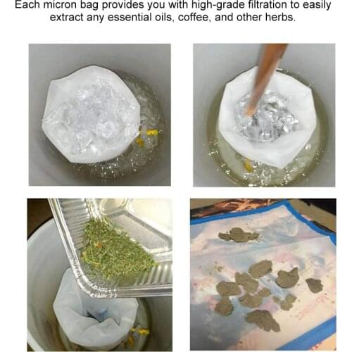 5pcs Nut Milk Bag Reusable Almond Milk Bag Strainer Fine Mesh Nylon Cheesecloth Cold Brew Coffee Filter