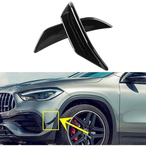 Car Front Bumper Fog Light Cover Trim Splitter Spoiler for Mercedes Benz H247 GLA180 GLA200 GLA220 GLA250 GLA45S 2020