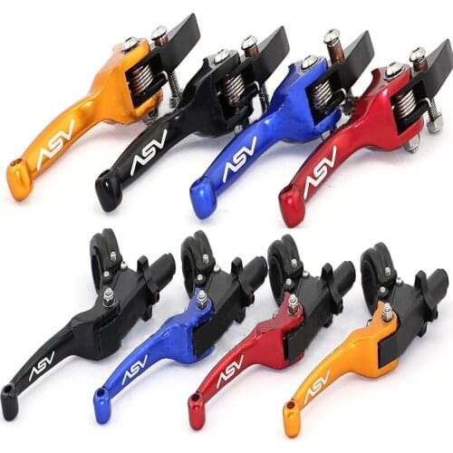 Free Shipping Aluminum ASV F3 Series 2ND Clutch & Brake Folding Lever Fit Most Motorcycle ATV Dirt Pit Bike WR KLX CRF YZF RMZ