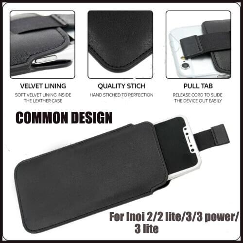Casteel PU Leather Case For Inoi 2/2 lite/3/3 power/3 lite Pull Tab Sleeve Pouch Bag Case Cover