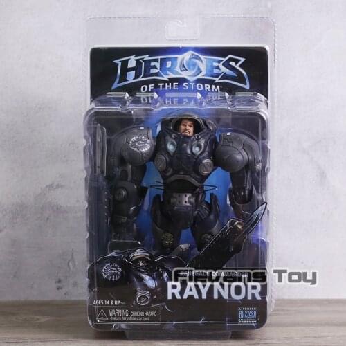 NECA Heros of The Storm Renegade Commander Raynor Figure Toy Collection Model Brinquedos