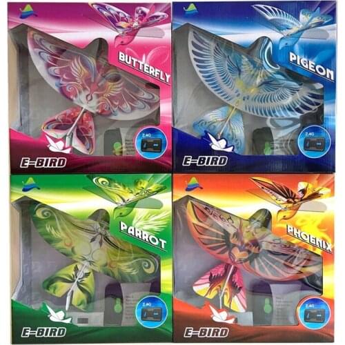 Remote Control Toy RC Flying Bird Plane Toy Flapping Wing Flight AirPlane Model Outdoor Play E-Bird Animal Toys gifts
