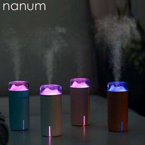 Creative Dashan humidifier LED Night Light Aroma Essential Oil Diffuser USB Fogger Car Air freshener Mini Mountain Humidifiers