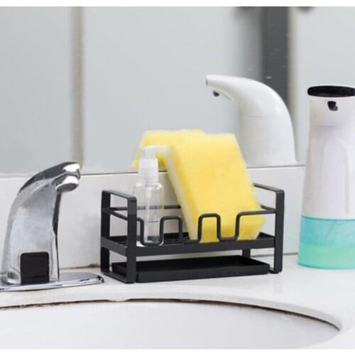 Kitchen Asphalt Storage Shelf Sponge Cleaning Dishcloth Shelf Sink Table Top Storage Shelf
