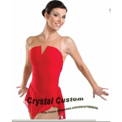 Hot Sales Figure Skating Dress For Girls Graceful New Brand Ice Skating Competition Dress DR3319