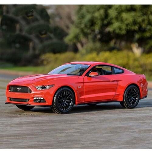 Welly 1:24 2015 Ford Mustang GT alloy car model Diecasts & Toy Vehicles Collect gifts Non-remote control type transport toy