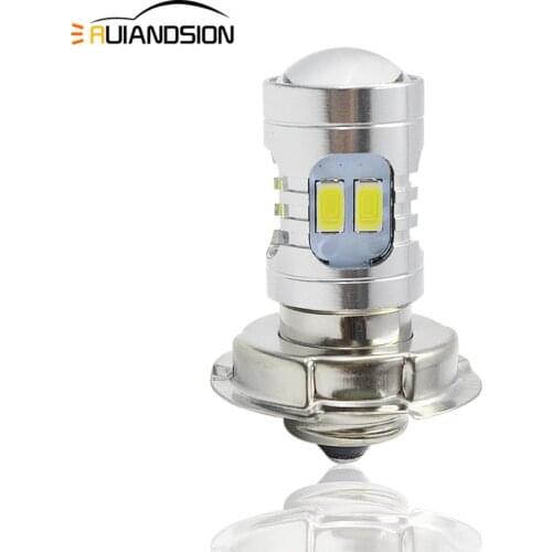 DC 6-24V P26S White Light Powerful universal Motorcycle LED Headlight Bulb Motor Scooter Motorbike 2.2W 12smd 5730 Headlamp