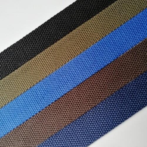 5yards/lot 25mm wide thick 2mm weave polyester cotton ribbon thickened webbing canvas with a backpack hand strap