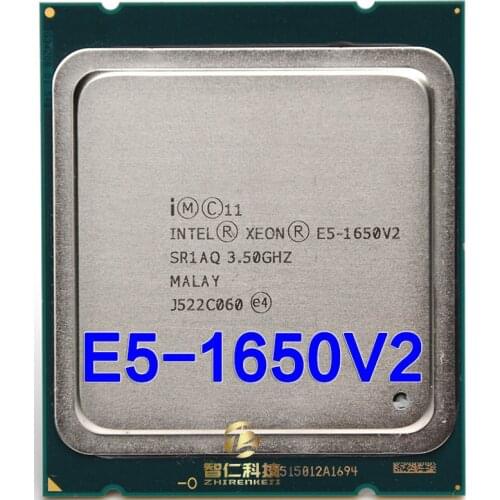 Intel Xeon Processor E5 1650V2 E5-1650 V2 e5 1650 V2 CPU LGA 2011 Server processor Desktop Processor