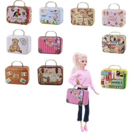 Colorized Fashion Mix Styles Doll Bags Accessories Toy Morden Bags For Barbies Doll Birthday Xmas Gift