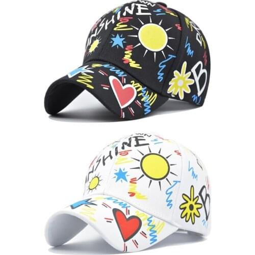 Dad Hats for Men with GRAFFITI Women Baseball Strap Closure Sun Protection