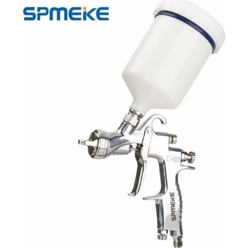 SPMEKE W-400 Spray Gun,W400 Painting Gun,HVLP Manual Gun,Gravity Feed Type,Paint Spray Gun Car painting