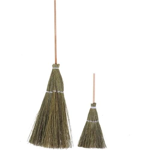 1:12 Dollhouse Miniature Fairy Garden Broom Cleaning Tools S/L Size