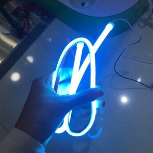 1 Pair 60cm /45cm Car DRL Running Turn Signal White Amber/Red LED Flowing Bar Silicone Daytime Running Light Headlight Strip