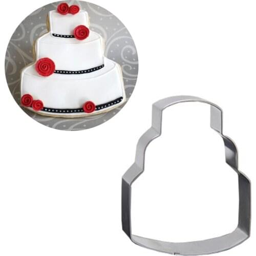 1pcs patisserie reposteria Fondant Wedding Cake Decor Tools Biscuit Mould Metal Cookie Cutter Cupcake Toppers Paste Pastry Shop