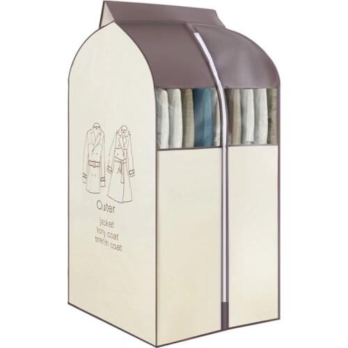 1 Piece Zipper Clothes Protector Dust Cover Hanging Clothing Bag Portable Closet Hangers Case Proofing Cover Clothing Organizer