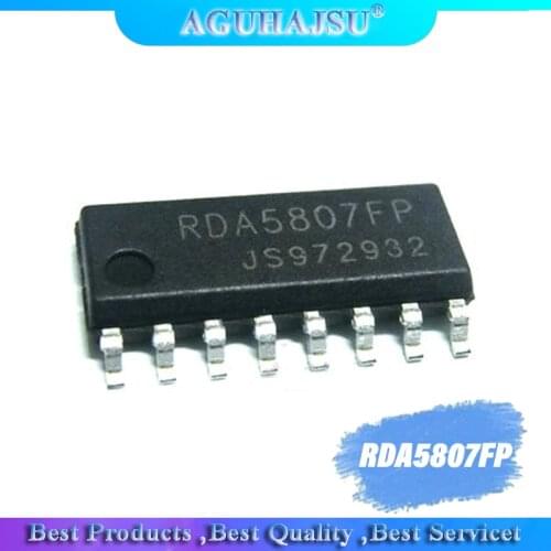 10pcs RDA5807FP SOP-16 RDA5807 SOP SMD FM stereo radio chip