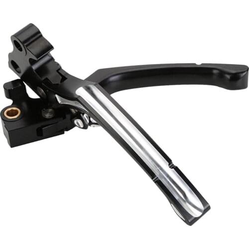 2X Aluminum Brake Clutch Hand Levers Fit for Harley Sportster 1200 883 XL 2004-2013 Motorcycles - Black