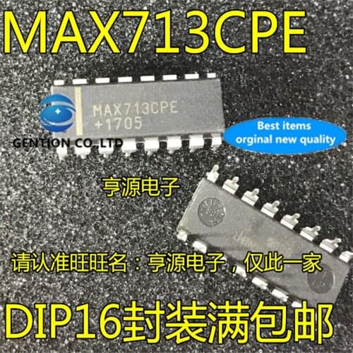 5Pcs MAX713 MAX713CPE MAX713EPE DIP16 in stock 100% new and original