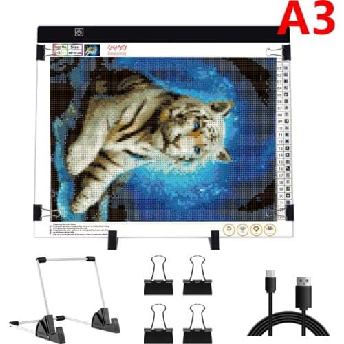 A3 USB LED Light Pad Artcraft Tracing Light Box Copy Board Digital Tablet Painting Writing Drawing Tablet Diamond Painting board