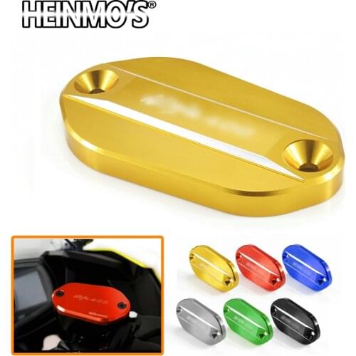 For KAWASAKI NINJA 400 Motorcycle Accessories Styling Front Brake Fluid Reservoir Cover Cap For KAWASAKI NINJA400 2018 Motocross