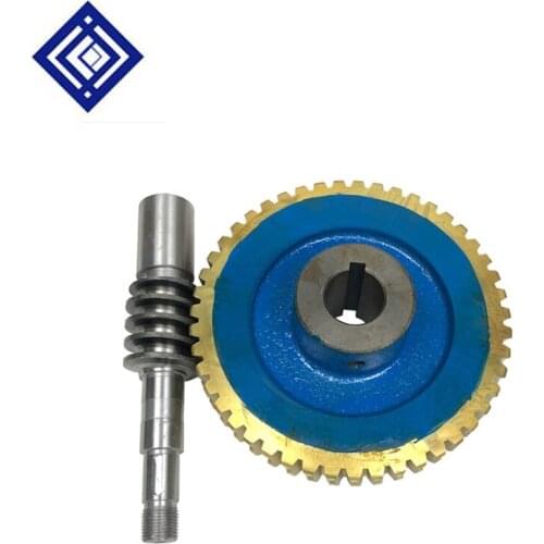 C336-1 Feed Worm Hexagonal Lathe Accessories Copper Worm Wheel M3.5