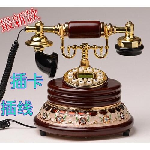 Authentic European style garden antique telephone landline telephone fixed telephone vintage retro luxury