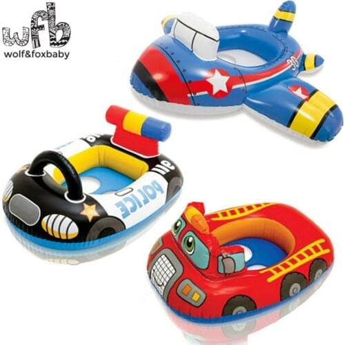 70*70cm Max Capability 11KG Children Swim Ring Baby Sitting Circle Life Floating cartoon