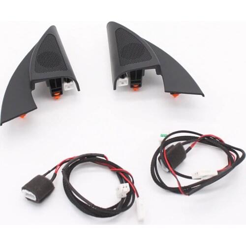 For kia RIO 2017 K2 triangle head tweeter speakers car tweeter audio trumpet speakers tweeter with wire