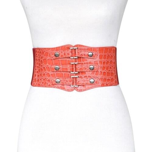 Women Lady Belt Wide Belts For Women Belt PU Leather Belt Corset Design