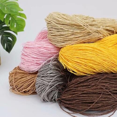Animal Husbandry Cotton Straw Raffia Thread Hat Thread Crochet Hat Sun Hat Thread Handmade Diy Material Hand-knitted Thread