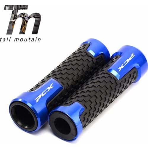 Wheel Tire Valve caps Airtight Covers + Handlebar grips handle grip for Honda PCX 125 150 pcx125 pcx150 all years
