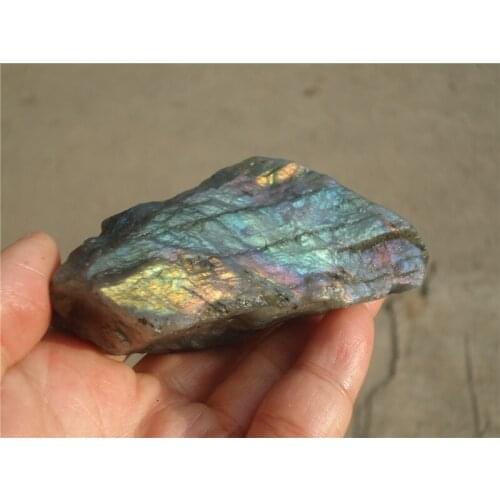 Labradorite 150g Natural Feldspar Flame Spectral Mineral Specimen PT1025