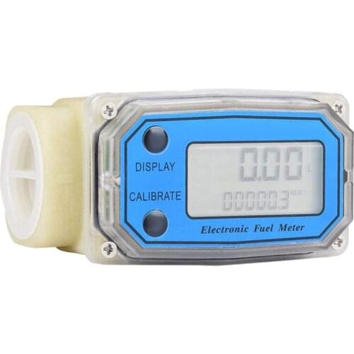 Best Mini Digital Turbine Flow Meter Fuel Flow Meter Turbine Flowmeter for Chemicals Water Sea Liquid Flowmeter