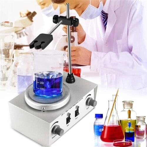 Magnetic Stirrer, 0-2400rpm Adjustable Speed, Maximum Stirring Volume 1000ml, with Heating Plate